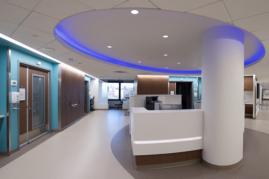 Clinical care area for BMT